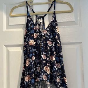 SO Floral Crossback Tank Top
